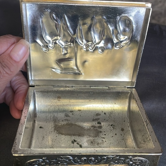 Vintage Silver Decorative Box - Picture 6 of 8